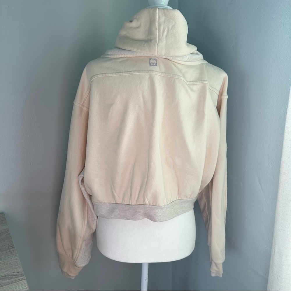 Anthropologie Daily Practice V-Neck Shawl Collar Sweatshirt, Athleisure, Medium - Picture 6 of 12